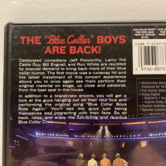 🛍️ The Blue Collar Comedy Tour Rides Again DVD - Picture 3 of 3